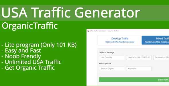 Usa traffic generator - organic traffic